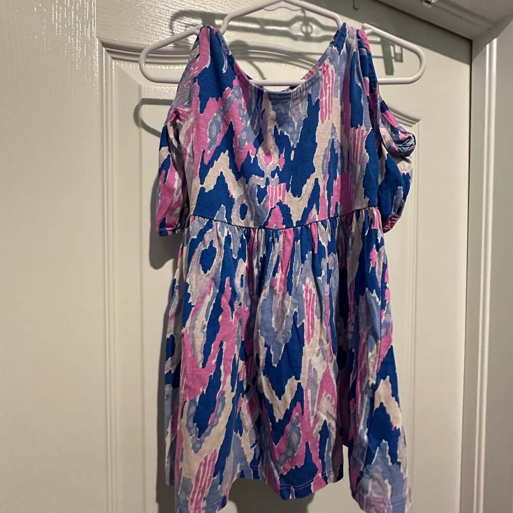 Lilly Pulitzer cold shoulder kids dress XS